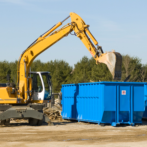 can i choose the location where the residential dumpster will be placed in Cropsey Illinois